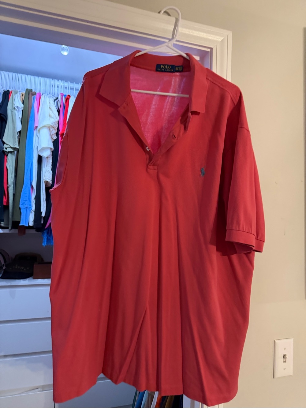 Polo by Ralph Lauren Coral-Red Men's Classic Polo